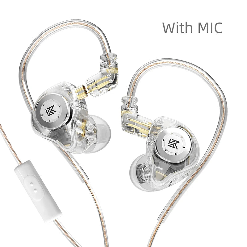 🎧 KZ EDX Pro Wired Earphones – HiFi In-Ear Monitor, Deep Bass, Noise Isolating Stereo Headset for Music & Gaming