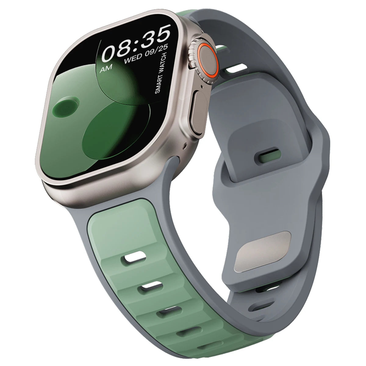 ⌚ Silicone Sport Band for Apple Watch – Compatible with Series 1–10, Ultra (49mm–40mm) Comfortable Strap for Men & Women