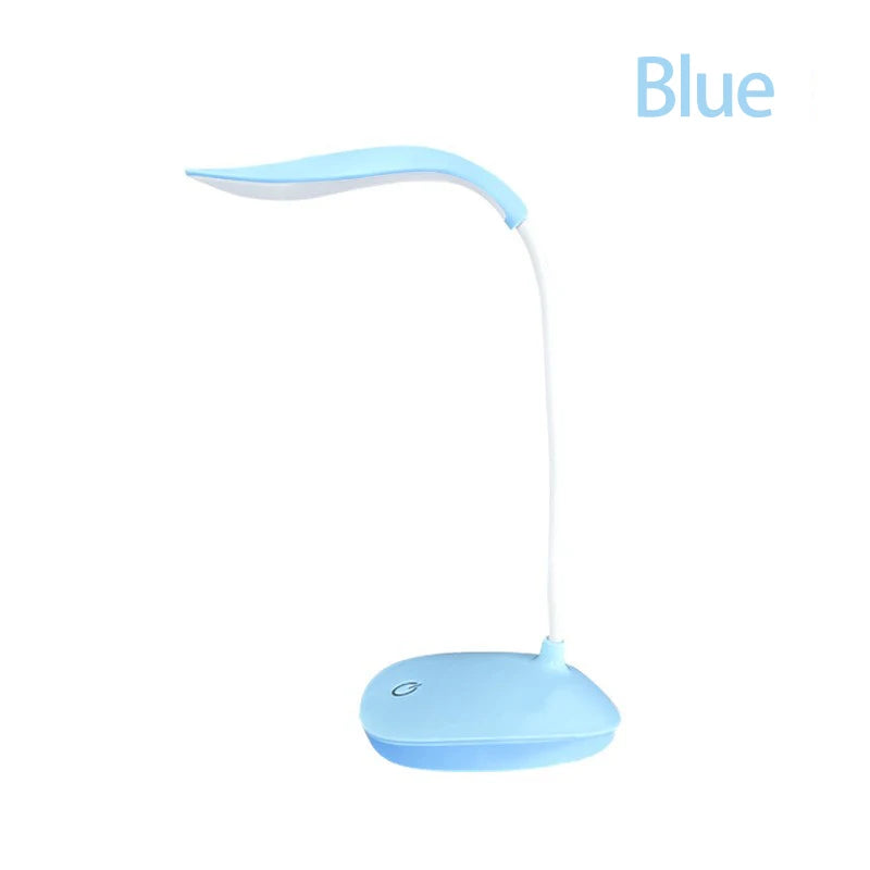 Portable LED Desk Lamp with USB Charging – Touch Control Dimming, Eye-Care Light for Reading, Study, Room & Office