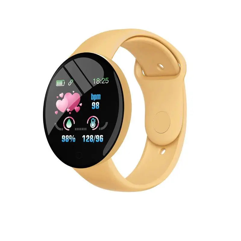 ⌚ D18 Smartwatch 2026 – Circular Color Screen, Multi-Sport Modes, Call & Message Alerts, Music & Camera Control Smart Bracelet