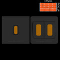 "Glow-in-the-Dark Switch Label Stickers: Luminous Night Decor & DIY Indicating Strips"