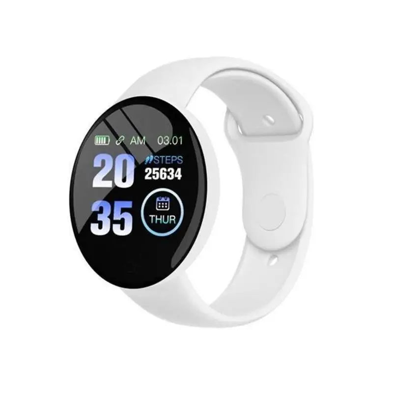 ⌚ D18 Smartwatch 2026 – Circular Color Screen, Multi-Sport Modes, Call & Message Alerts, Music & Camera Control Smart Bracelet