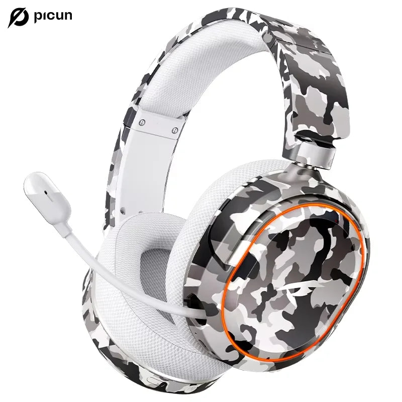 Picun G2 Gaming Headset – Wireless 2.4GHz, 7.1 Surround, Low Latency & ENC Mic