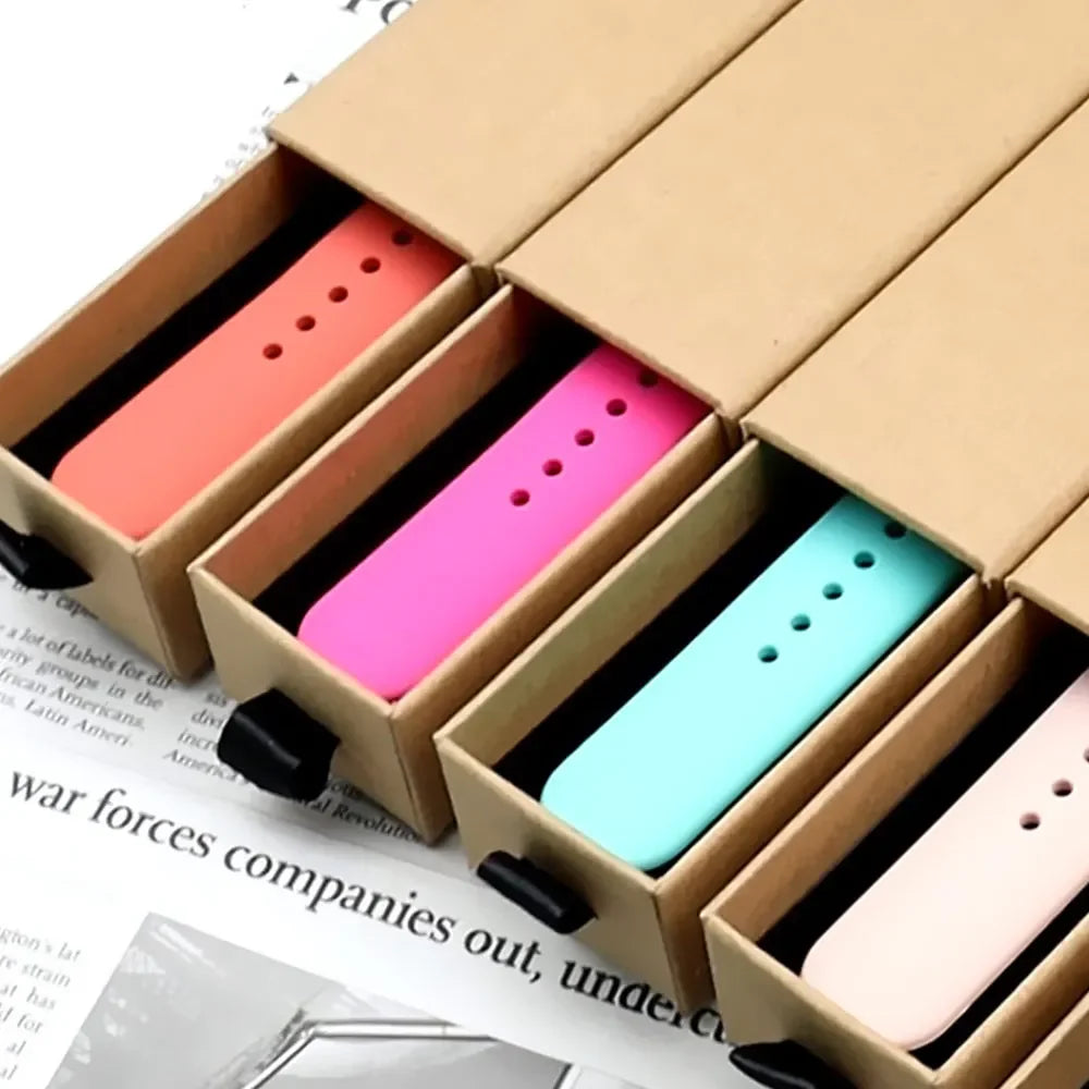 Apple Watch Silicone Sport Band – All Sizes Compatible (38–49mm)