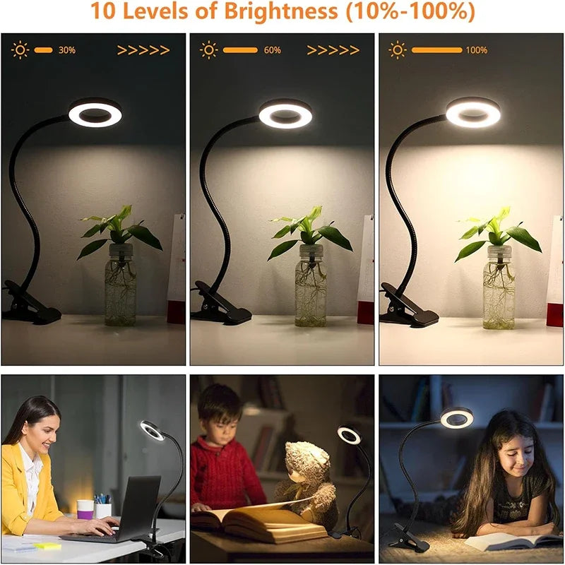 Flexible LED Book Light Clip Lamp – Eye Protection