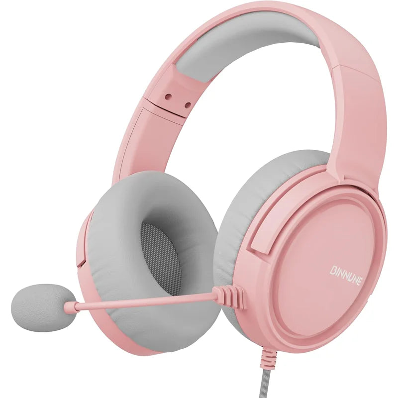 BINNUNE BG02 Gaming Headphones with Mic – Powerful Sound for PS5, Xbox, PC & Switch