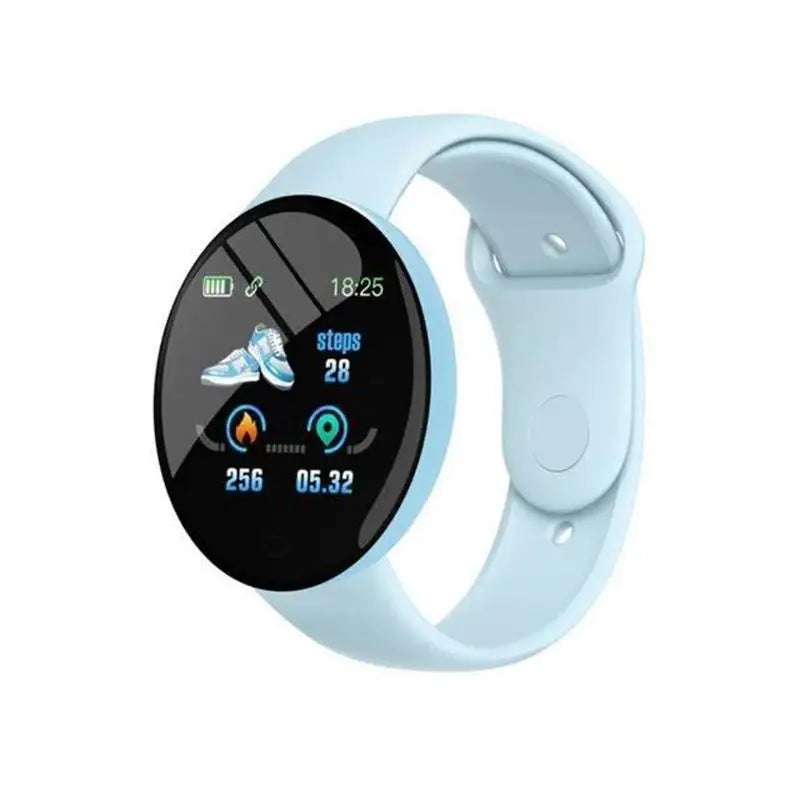 ⌚ D18 Smartwatch 2026 – Circular Color Screen, Multi-Sport Modes, Call & Message Alerts, Music & Camera Control Smart Bracelet