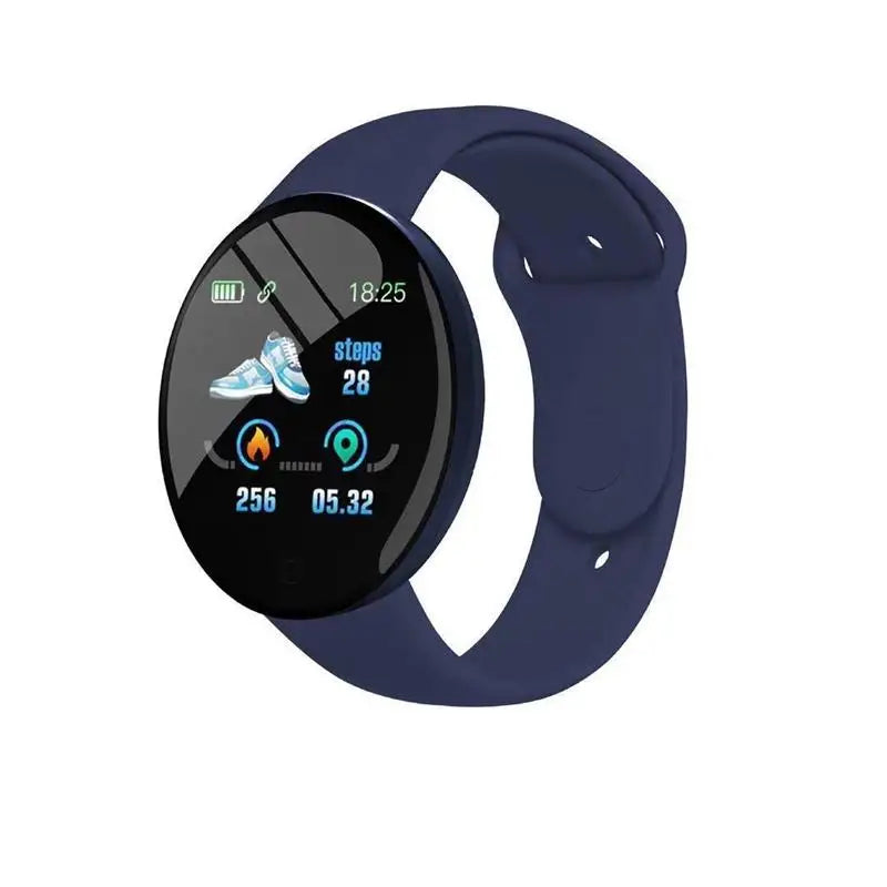 ⌚ D18 Smartwatch 2026 – Circular Color Screen, Multi-Sport Modes, Call & Message Alerts, Music & Camera Control Smart Bracelet