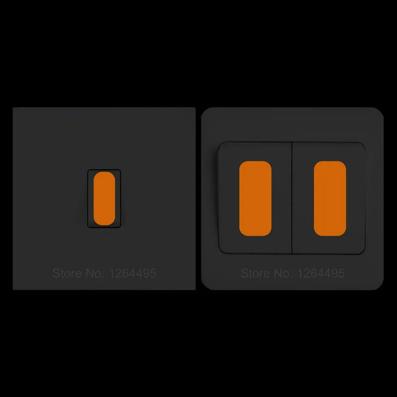 "Glow-in-the-Dark Switch Label Stickers: Luminous Night Decor & DIY Indicating Strips"
