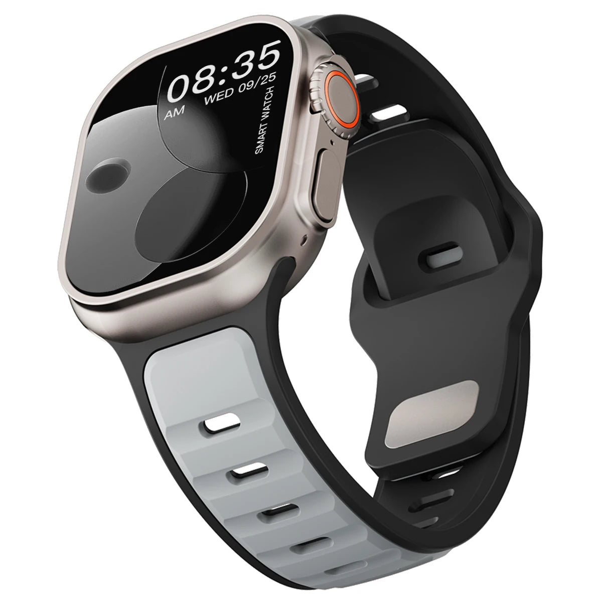 ⌚ Silicone Sport Band for Apple Watch – Compatible with Series 1–10, Ultra (49mm–40mm) Comfortable Strap for Men & Women