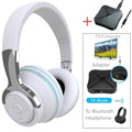 🎧 TV Bluetooth Headphones – Wireless Stereo, Noise Cancelling, Foldable with Mic & USB Adapter
