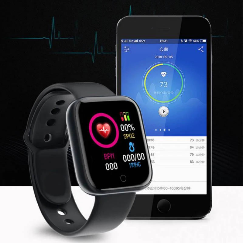 ⌚ Multifunctional Smart Watch – Fitness Tracker, Sleep Monitor & Bluetooth Music Control for Men & Women