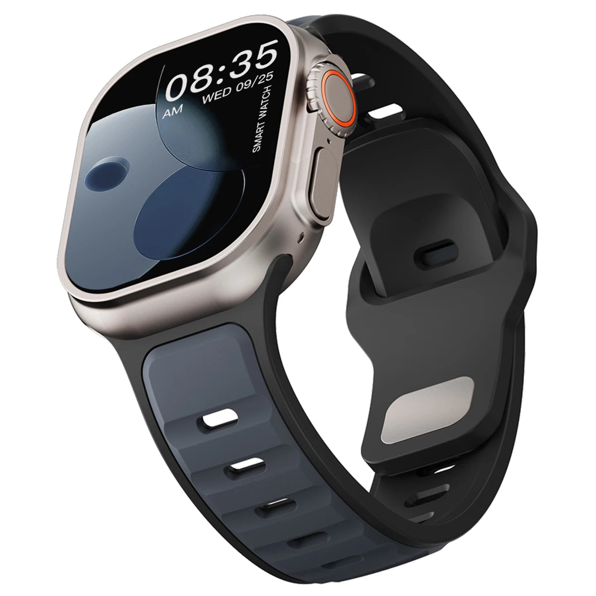 ⌚ Silicone Sport Band for Apple Watch – Compatible with Series 1–10, Ultra (49mm–40mm) Comfortable Strap for Men & Women