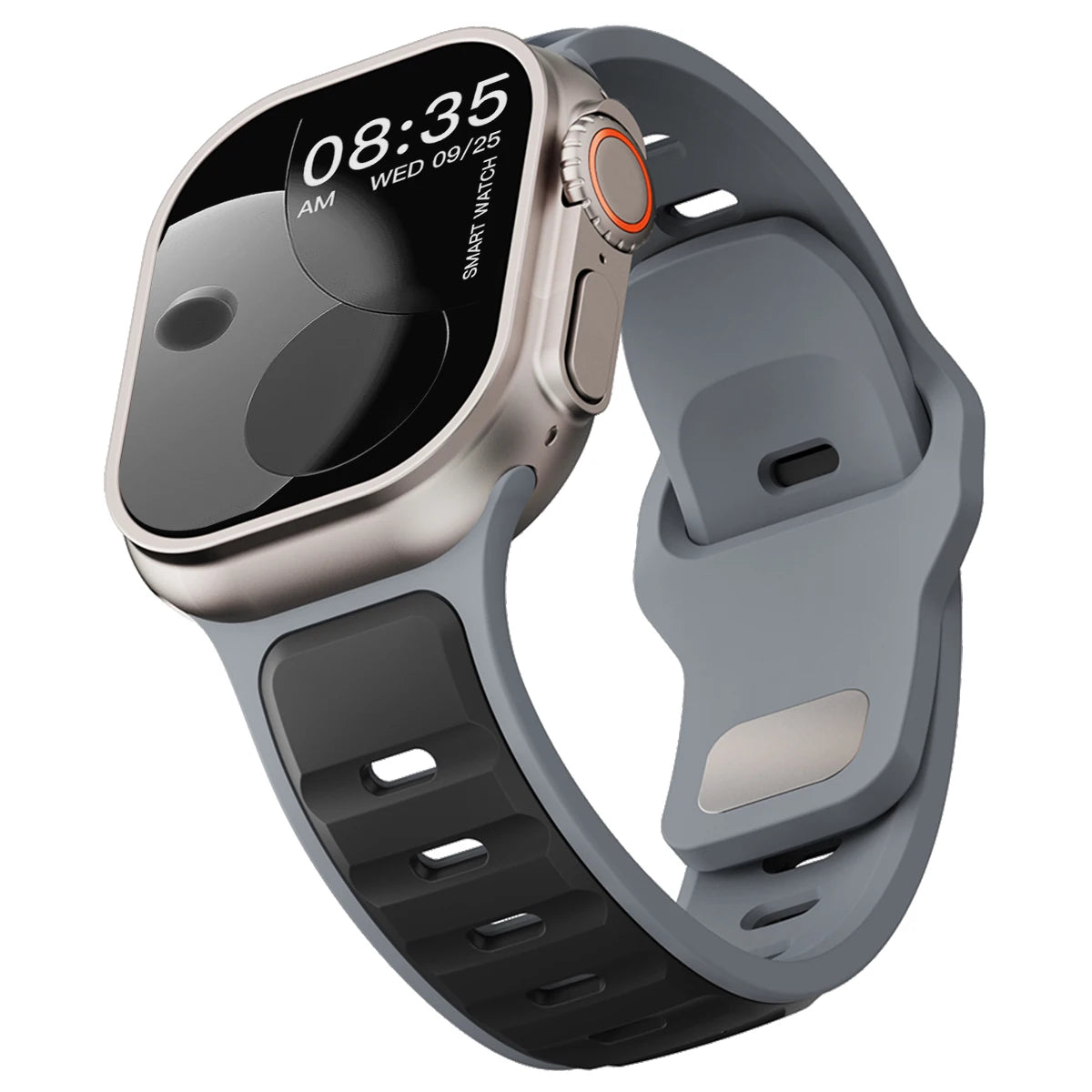 ⌚ Silicone Sport Band for Apple Watch – Compatible with Series 1–10, Ultra (49mm–40mm) Comfortable Strap for Men & Women