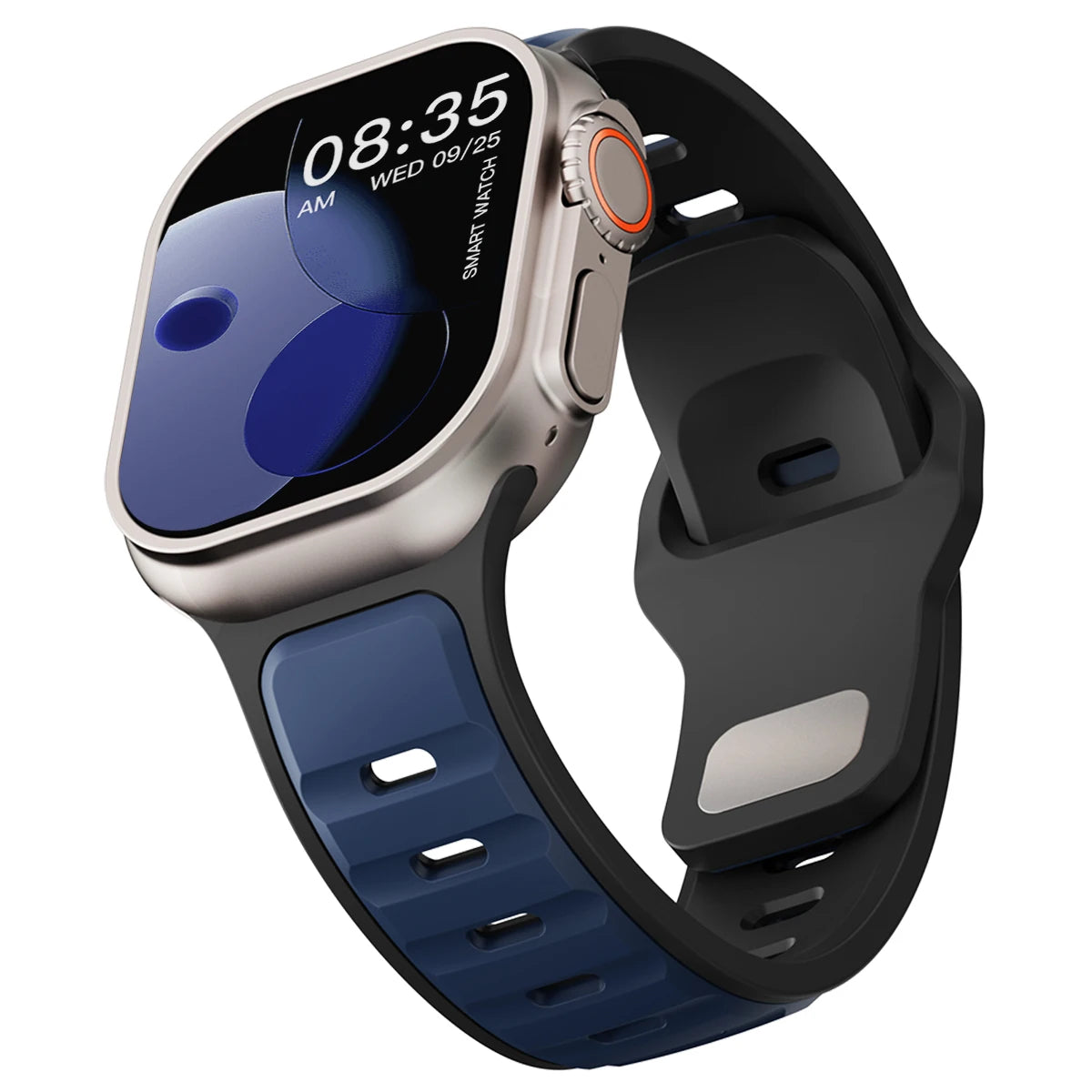 ⌚ Silicone Sport Band for Apple Watch – Compatible with Series 1–10, Ultra (49mm–40mm) Comfortable Strap for Men & Women