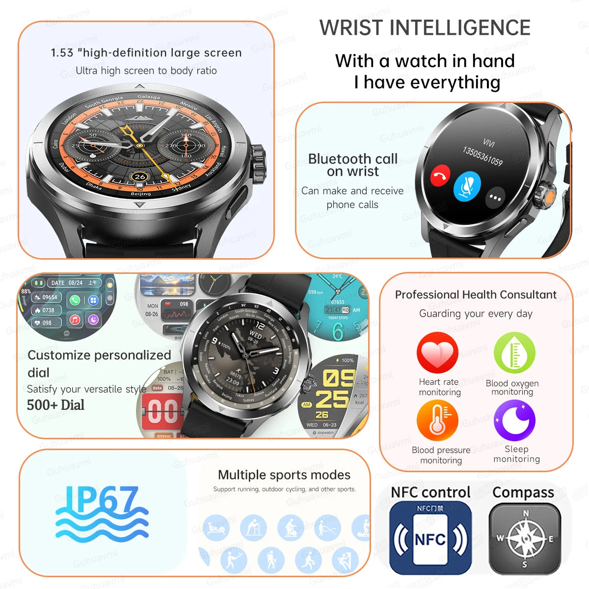 ⌚ Xiaomi S4 Ultra Smart Watch – AMOLED Display, GPS, NFC, Bluetooth Calling & Fitness Tracker