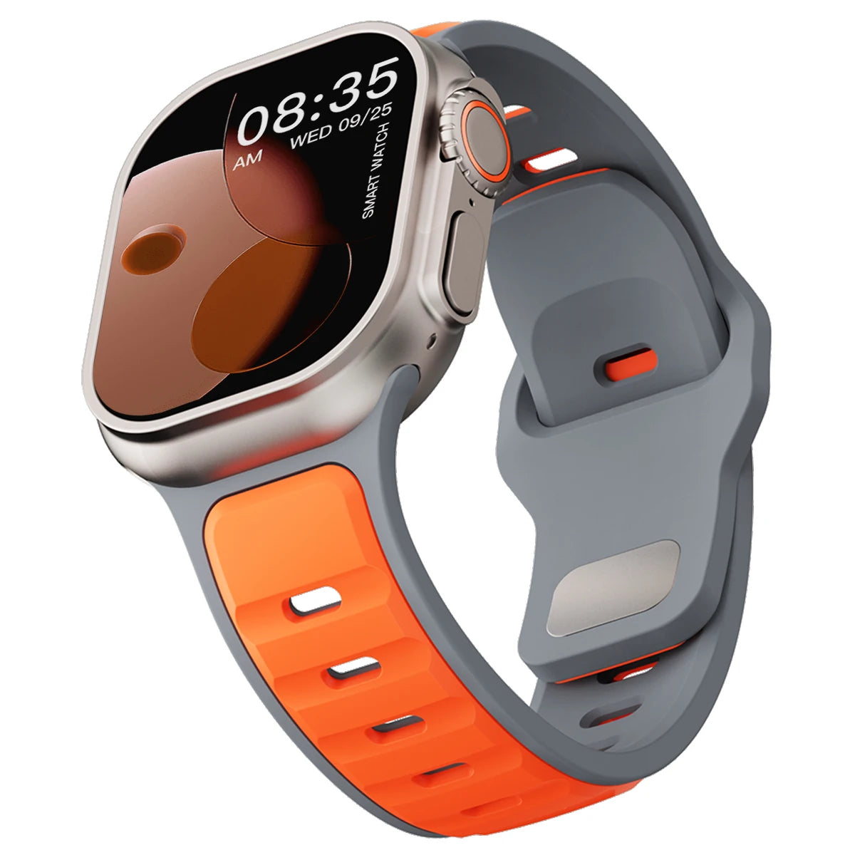 ⌚ Silicone Sport Band for Apple Watch – Compatible with Series 1–10, Ultra (49mm–40mm) Comfortable Strap for Men & Women