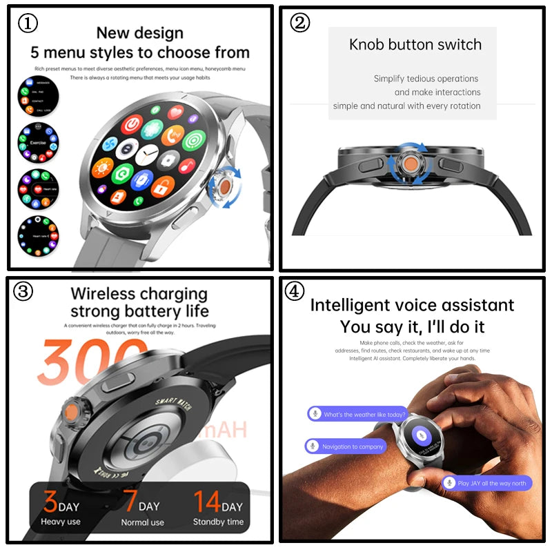 ⌚ Xiaomi S4 Ultra Smart Watch – AMOLED Display, GPS, NFC, Bluetooth Calling & Fitness Tracker