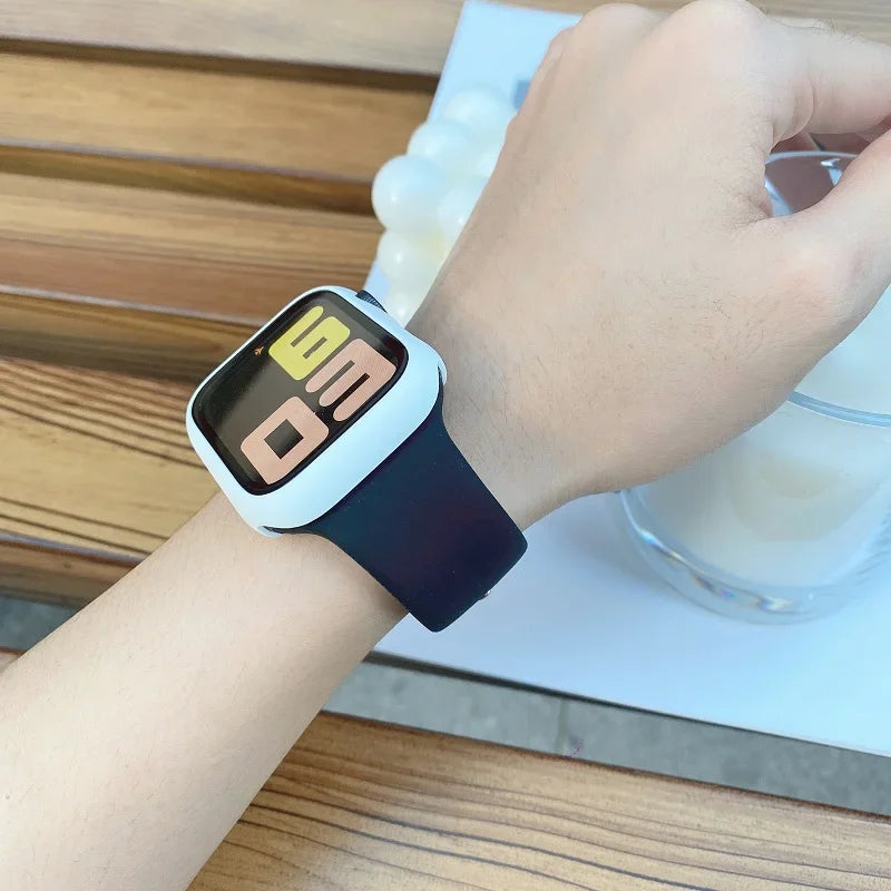 Apple Watch Silicone Sport Band – All Sizes Compatible (38–49mm)