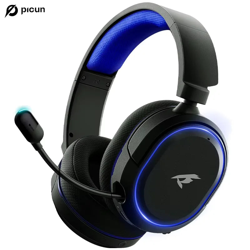 Picun G2 Gaming Headset – Wireless 2.4GHz, 7.1 Surround, Low Latency & ENC Mic