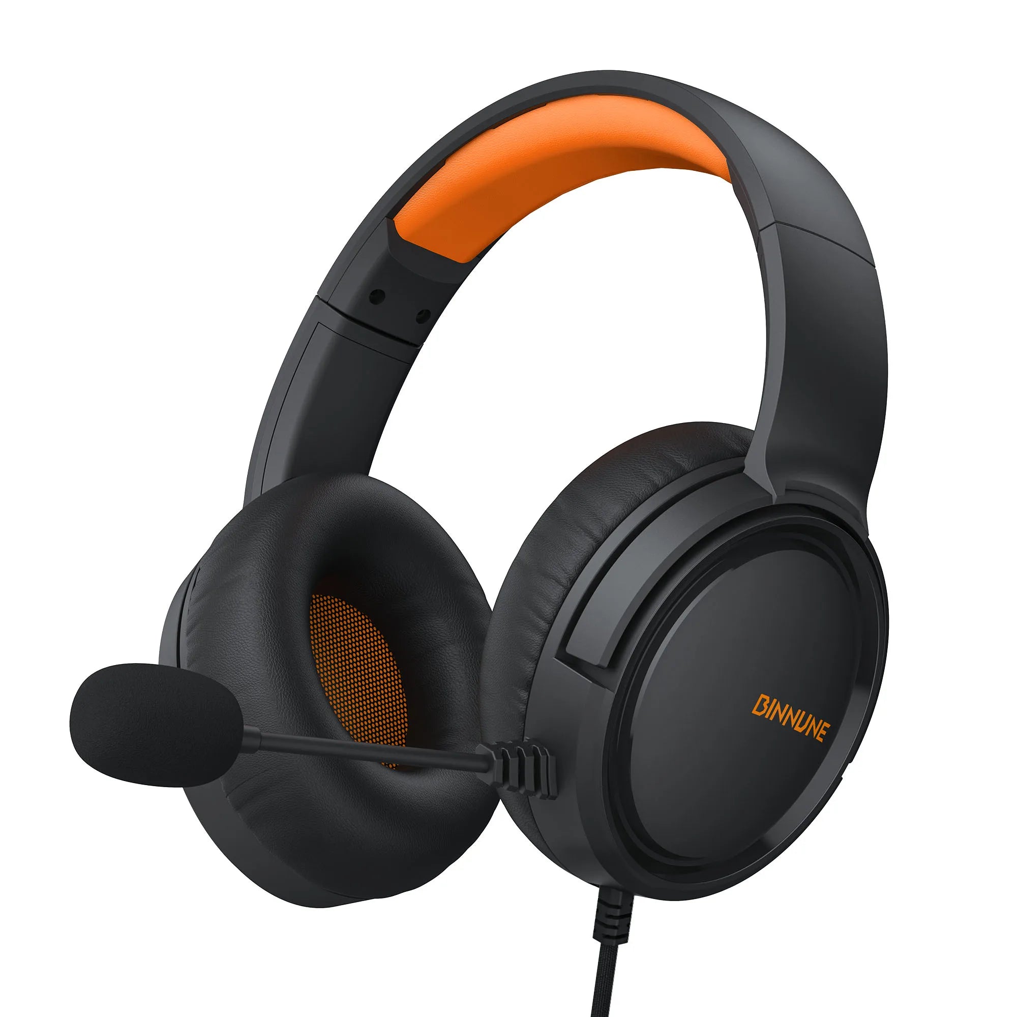 BINNUNE BG02 Gaming Headphones with Mic – Powerful Sound for PS5, Xbox, PC & Switch