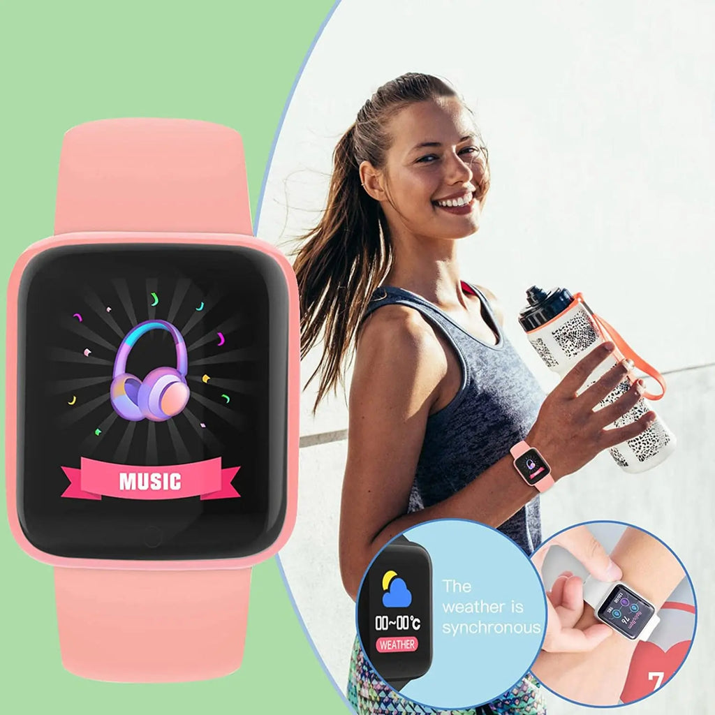 ⌚ Multifunctional Smart Watch – Fitness Tracker, Sleep Monitor & Bluetooth Music Control for Men & Women