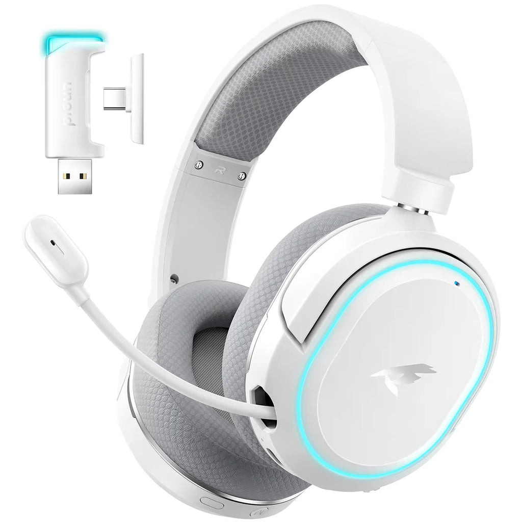 Picun G2 Gaming Headset – Wireless 2.4GHz, 7.1 Surround, Low Latency & ENC Mic