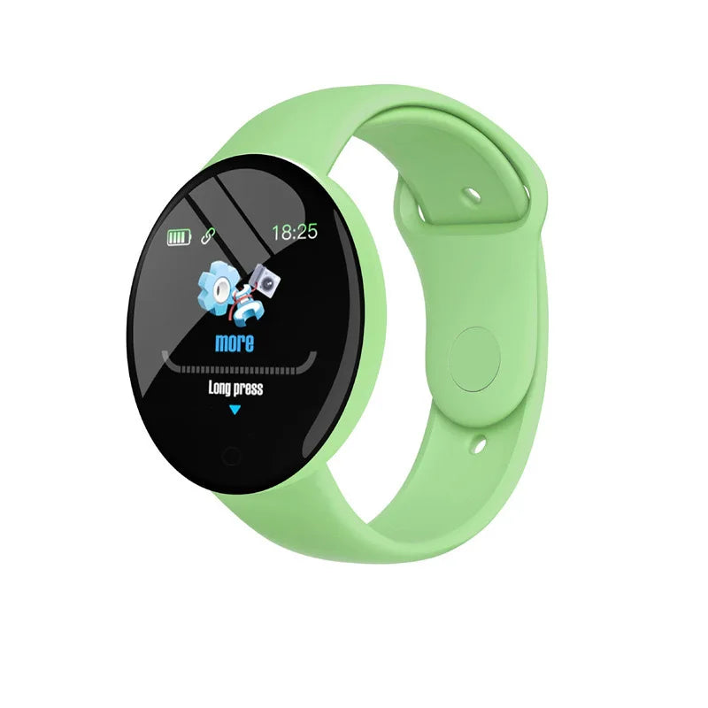 ⌚ D18 Smartwatch 2026 – Circular Color Screen, Multi-Sport Modes, Call & Message Alerts, Music & Camera Control Smart Bracelet